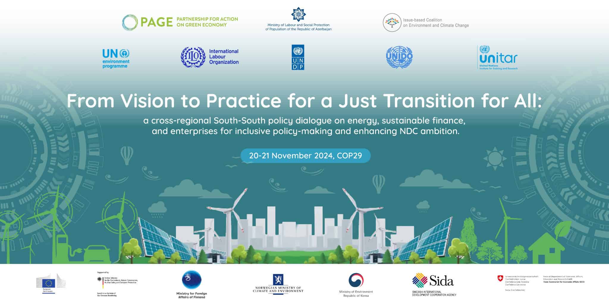 PAGE at COP29 - UN PAGE - Partnership for Action on Green