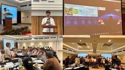 Patchwork of image from the meeting on food loss and waste