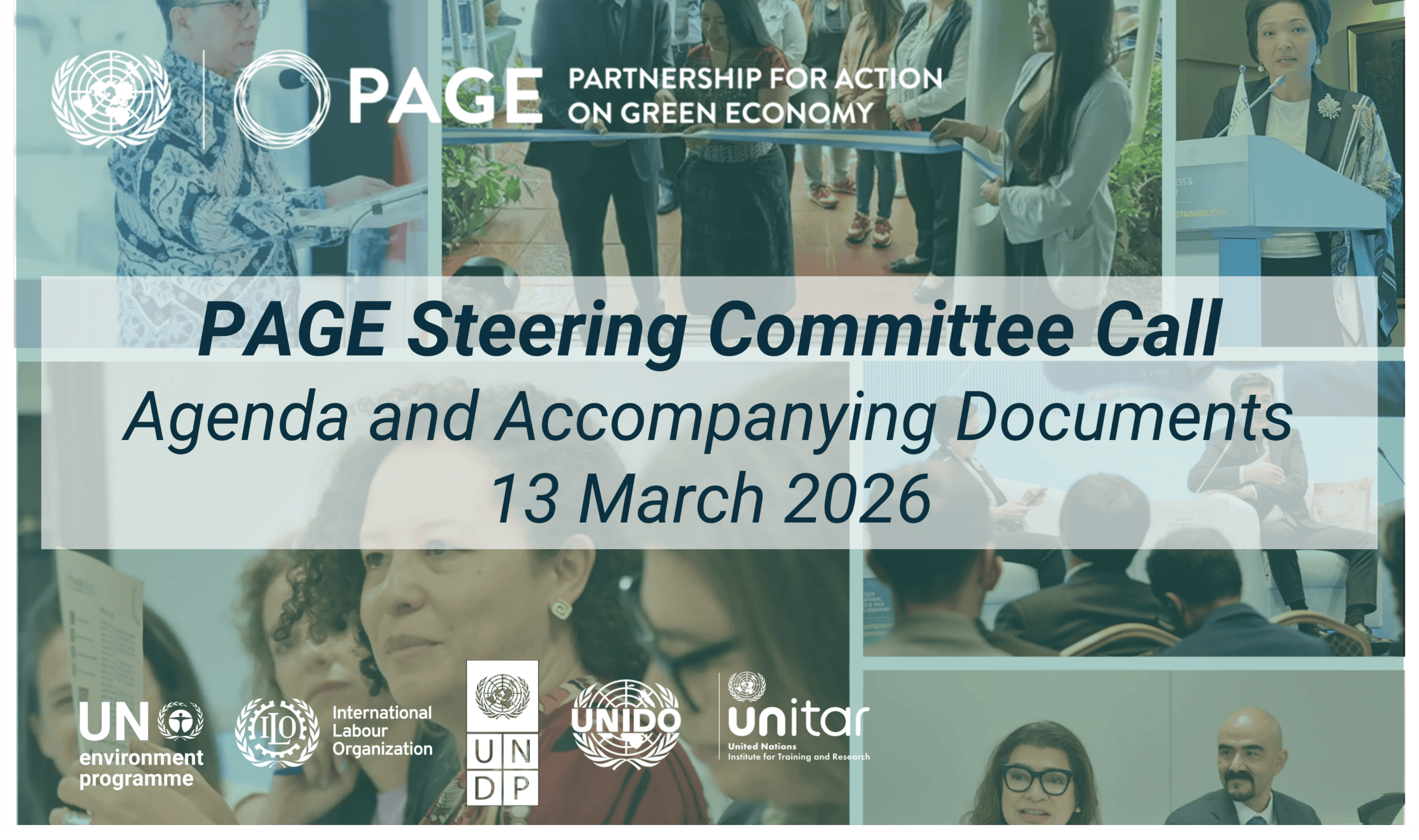 PAGE Steering Committee Call - UN PAGE - Partnership for Action on ...